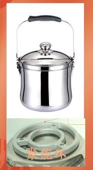 郑州礼品公司优选 手提式息火再煮锅——不锈钢厨具中的节能新星